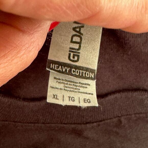 Gildan Men's Lot of 5 Multicolor Graphic Heavy Cotton Printed T-Shirts Size XL - Picture 7 of 12